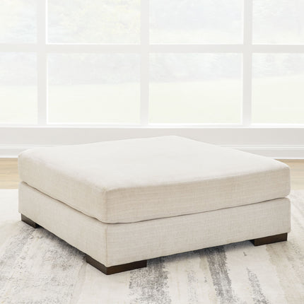 Lyndeboro - Natural - Oversized Accent Ottoman Ashley® 