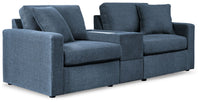Modmax - Ink - 3-Piece Sectional Sofa With Storage Console - Fabric - Tony's Home Furnishings