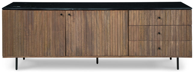 Barnford - Brown / Black - Accent Cabinet Signature Design by Ashley® 