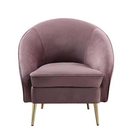 Abey - Chair - Pink Velvet ACME 