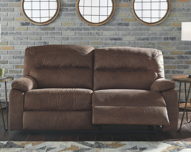 Bolzano - Coffee - 2 Seat Reclining Sofa Ashley Furniture 