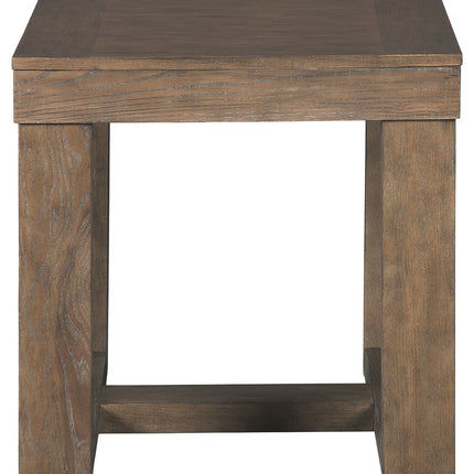 Cariton - Gray - Square End Table Ashley Furniture 