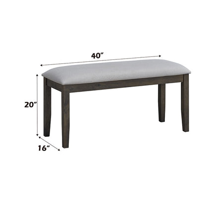 Marit - Bench - Gray Finish ACME 