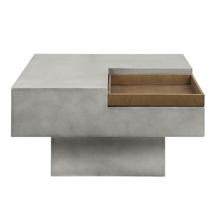 Kailano - Coffee Table - Weathered Gray - Tony's Home Furnishings