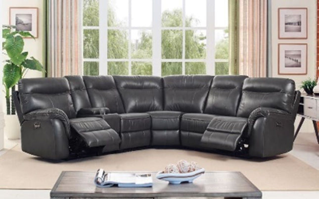 Atlas - Sectional Sofa - Black ACME 