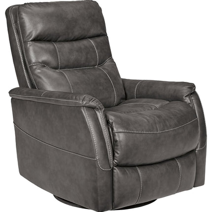 Riptyme - Quarry - Swivel Glider Recliner Ashley Furniture 