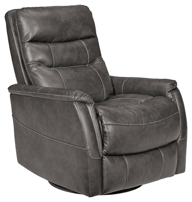 Riptyme - Quarry - Swivel Glider Recliner Ashley Furniture 