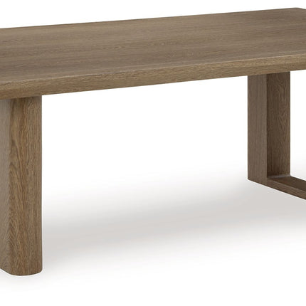 Serene Bay - Dark Brown - Rectangular Cocktail Table Signature Design by Ashley® 