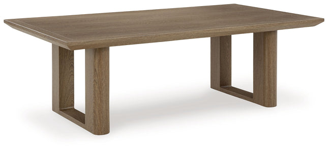 Serene Bay - Dark Brown - Rectangular Cocktail Table Signature Design by Ashley® 