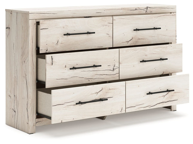 Lawroy - Light Natural - Six Drawer Dresser Benchcraft® 