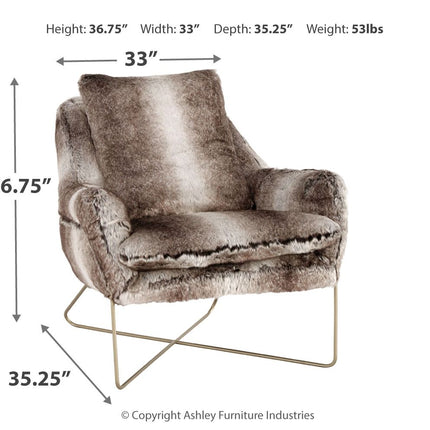 Wildau - Gray - Accent Chair Ashley Furniture 