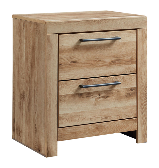 Hyanna - Tan Brown - Two Drawer Night Stand Signature Design by Ashley® 