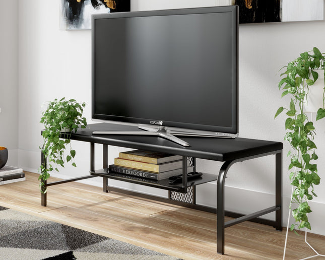 Lynxtyn - Black - TV Stand Ashley Furniture 