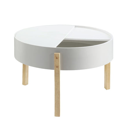 Bodfish - Coffee Table - White & Natural ACME 