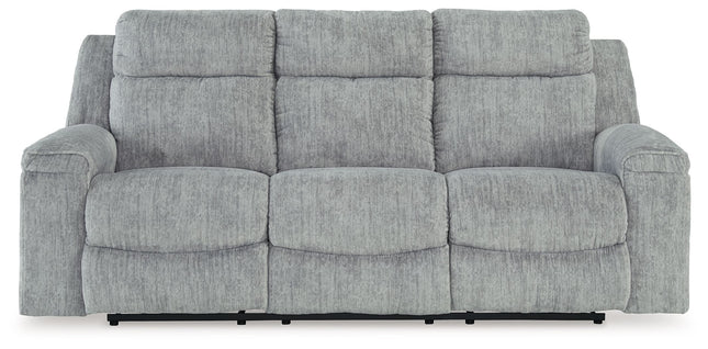 Buntington - Pewter - Reclining Sofa Benchcraft® 