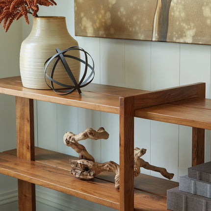 Fayemour - Brown - Console Sofa Table Signature Design by Ashley® 