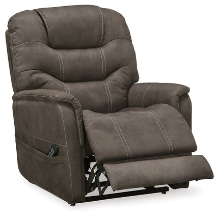 Ballister - Espresso - Power Lift Recliner Ashley Furniture 