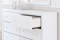 Thumbnail for Mollviney - White - Six Drawer Dresser - Tony's Home Furnishings
