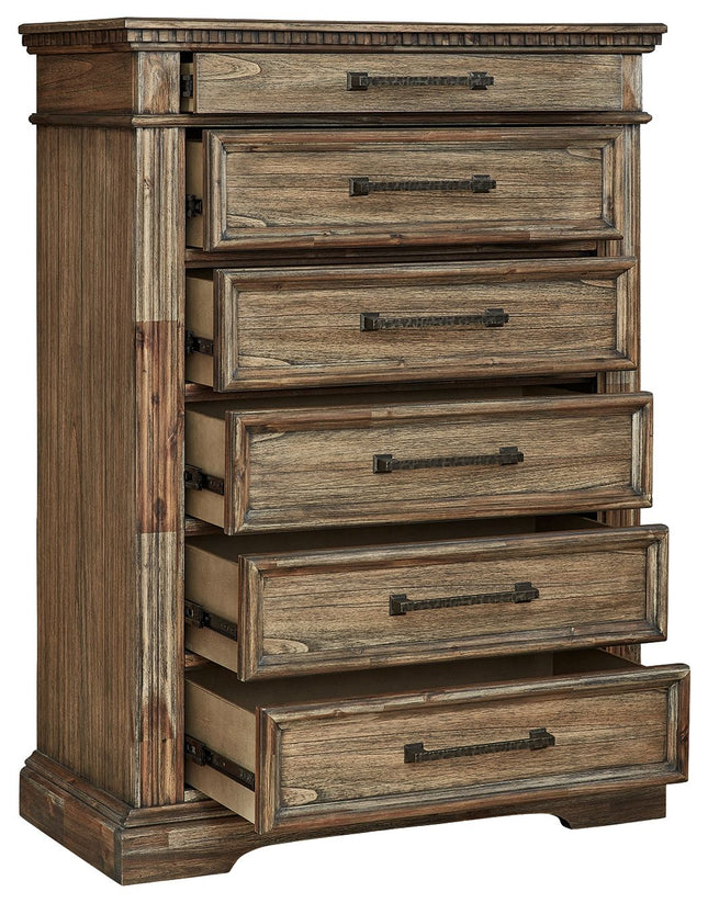 Markenburg - Brown - Six Drawer Chest Signature Design by Ashley® 