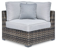 Thumbnail for Harbor Court - Gray - 9-Piece Outdoor Sectional - Tony's Home Furnishings
