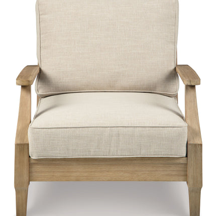 Clare - Beige - Lounge Chair W/Cushion Ashley Furniture 