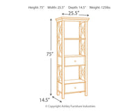 Thumbnail for Bolanburg - Antique White - Display Cabinet - Tony's Home Furnishings