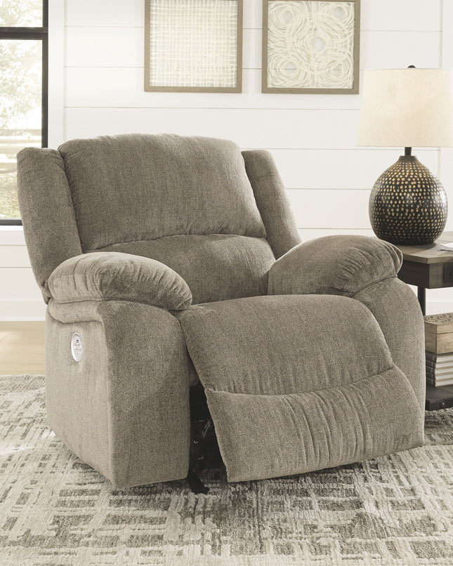 Draycoll - Pewter - Power Rocker Recliner Ashley Furniture 