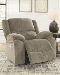Thumbnail for Draycoll - Pewter - Power Rocker Recliner Ashley Furniture 
