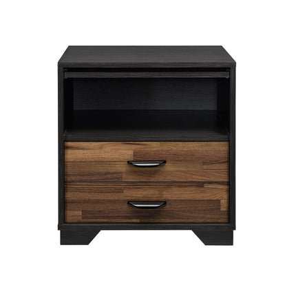 Milosh - Accent Table - Walnut & Espresso Finish ACME 