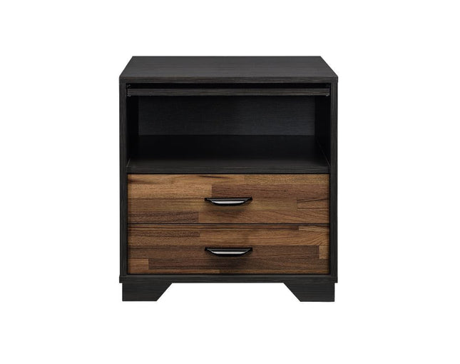 Milosh - Accent Table - Walnut & Espresso Finish ACME 