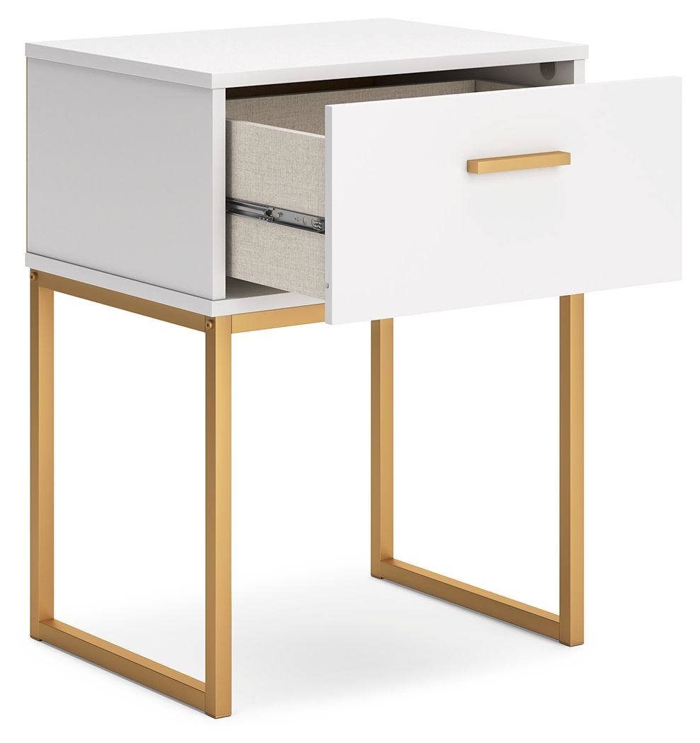 Socalle - One Drawer Night Stand - Tony's Home Furnishings