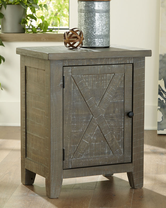 Pierston - Gray - Accent Cabinet Ashley Furniture 