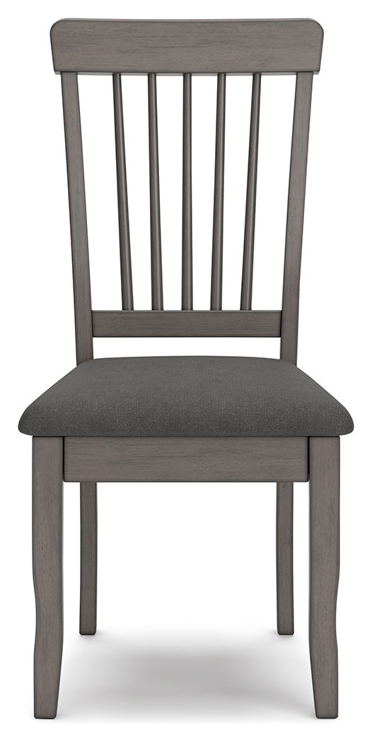 Shullden - Gray - Dining Room Side Chair (Set of 2) - Tony's Home Furnishings