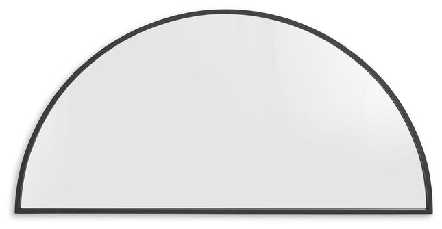 Denlow - Black - Accent Mirror - Tony's Home Furnishings