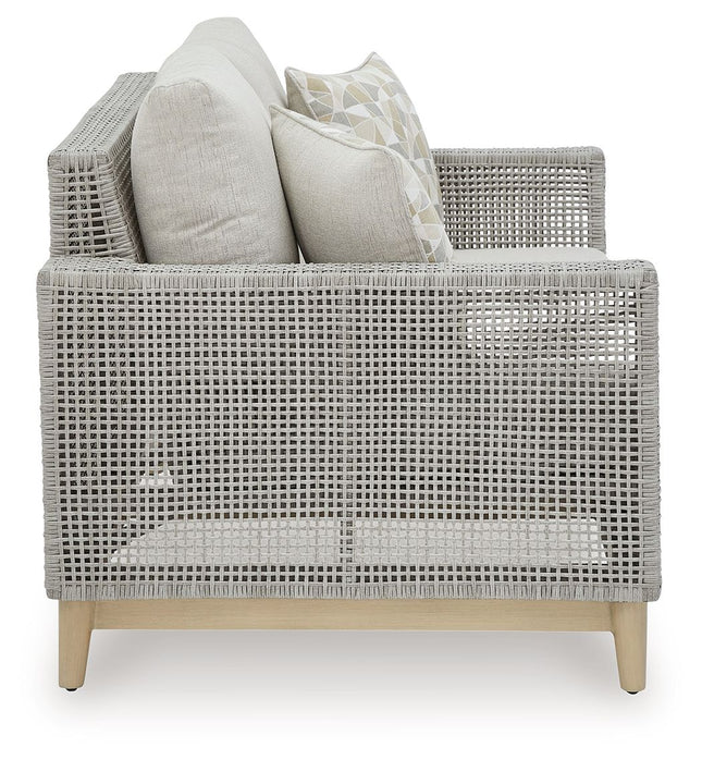 Seton Creek - Gray - Loveseat With Cushion Signature Design by Ashley® 