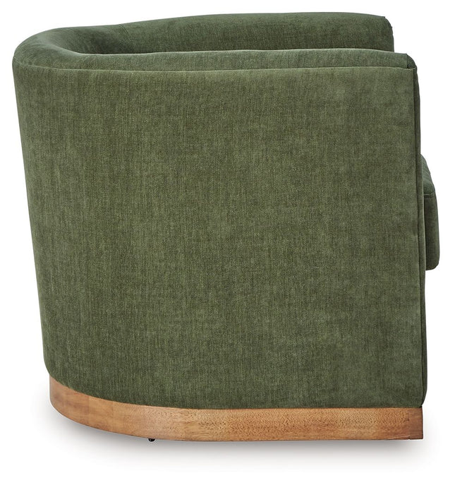 Jersonlow - Forest Green - Swivel Chair Signature Design by Ashley® 