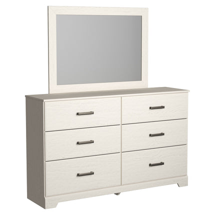 Stelsie - White - Dresser, Mirror Signature Design by Ashley® 