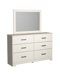 Thumbnail for Stelsie - White - Dresser, Mirror Signature Design by Ashley® 