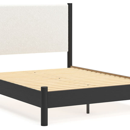 Cadmori - Upholstered Panel Bed Signature Design by Ashley® 