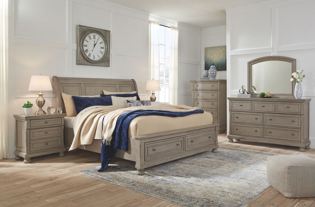 Lettner - Sleigh Bedroom Set Signature Design by Ashley® 