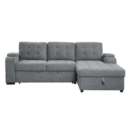 Kabira - Sectional Sofa - Gray Fabric ACME 