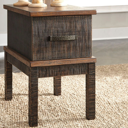 Stanah - Brown / Beige - Chair Side End Table Ashley Furniture 