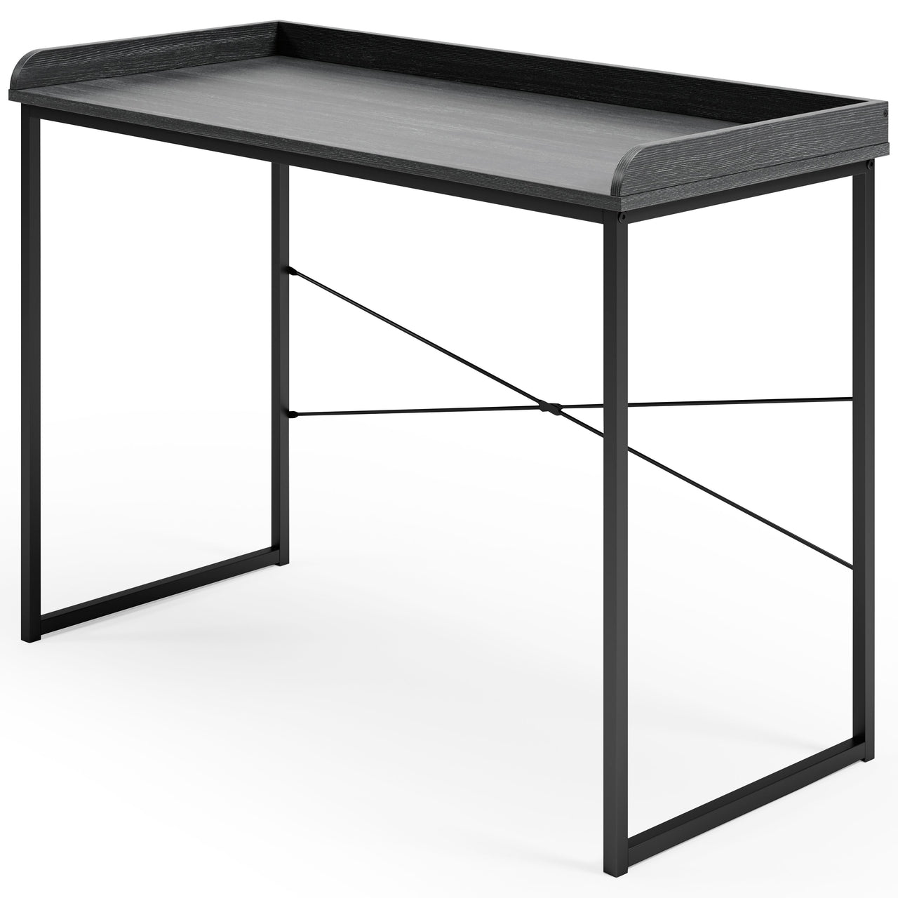 Yarlow - Black - Home Office Desk - Crossback - Tony's Home Furnishings