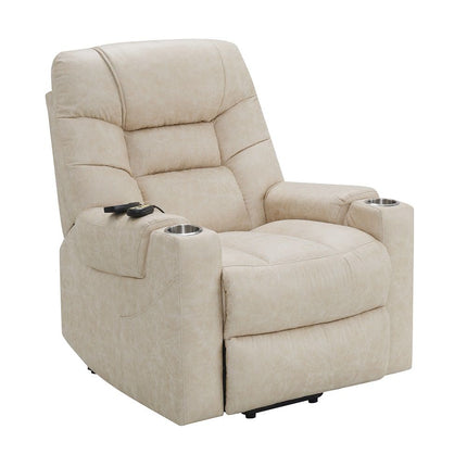 Nairi - Power Recliner With Lift & Heating & Massage - Light Gray ACME 