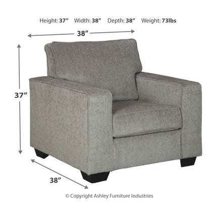 Altari - Chair With Ottoman Signature Design by Ashley® 