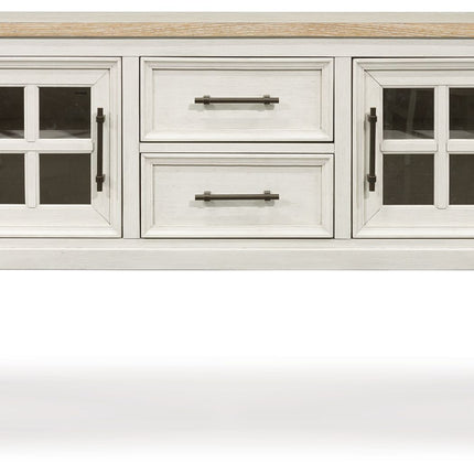 Shaybrock - Antique White / Brown - Dining Room Server Benchcraft® 