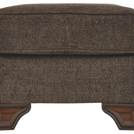 Miltonwood - Teak - Ottoman Ashley Furniture 