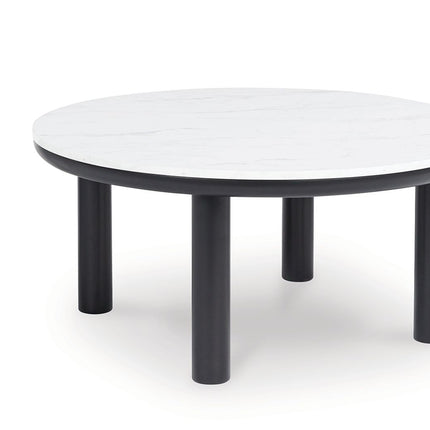 Xandrum - Black / White - Occasional Table Set (Set of 3) - Tony's Home Furnishings