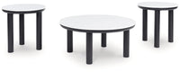 Thumbnail for Xandrum - Black / White - Occasional Table Set (Set of 3) - Tony's Home Furnishings