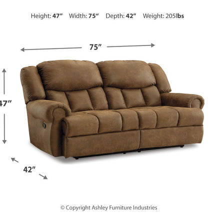 Boothbay - Reclining Loveseat Signature Design by Ashley® 